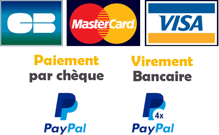 CB Mastercard Visa Paypal