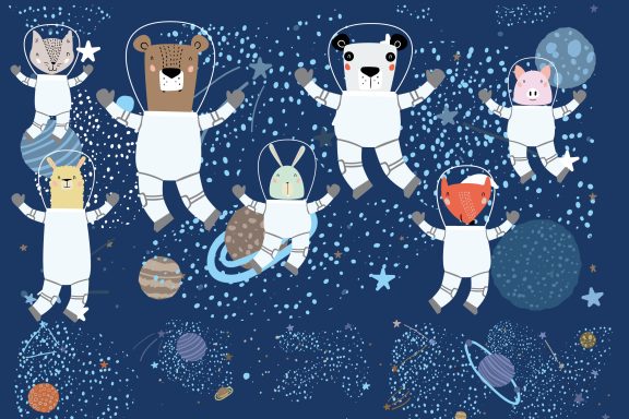 Animaux dans l'espace