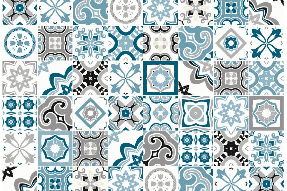 Carreaux Ibériques bleu gris