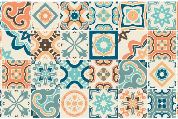 Salle de bain - Vasque / Bain - Carreaux Ibériques