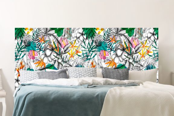 Têtes de lit - Adultes - Hibiscus orange