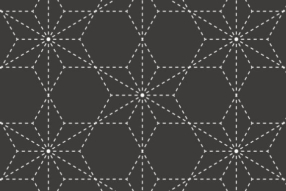 Sashiko gris