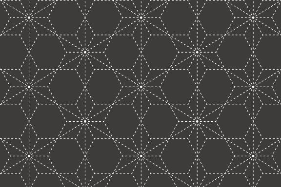 Sashiko gris