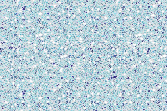 Terrazzo bleu