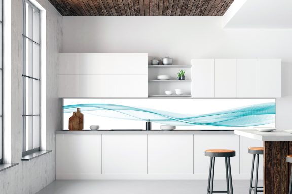 Vague design bleu