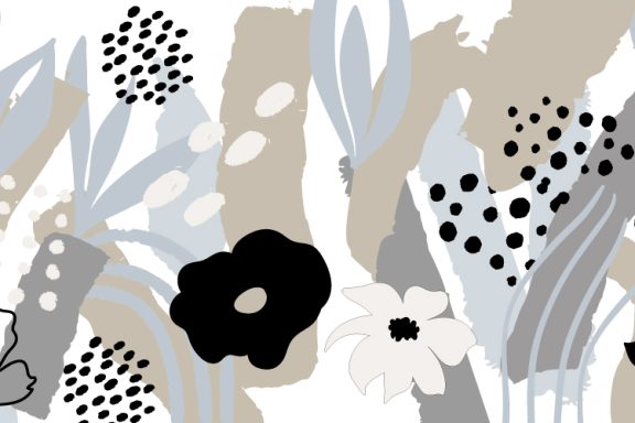 Tropique graphique pastel