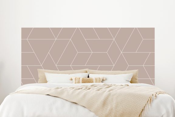 Chevrons graphiques taupe