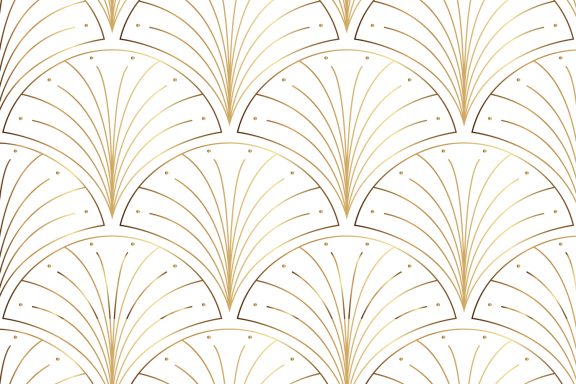 Jacquard art déco cappuccino