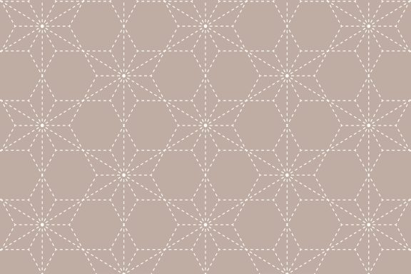 Sashiko taupe