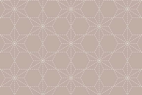 Sashiko taupe