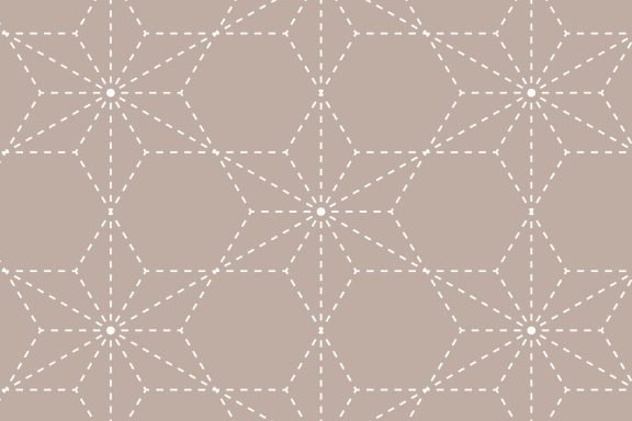 Sashiko taupe