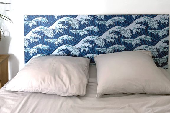 Tête de Lits Vague Japonaise Carton