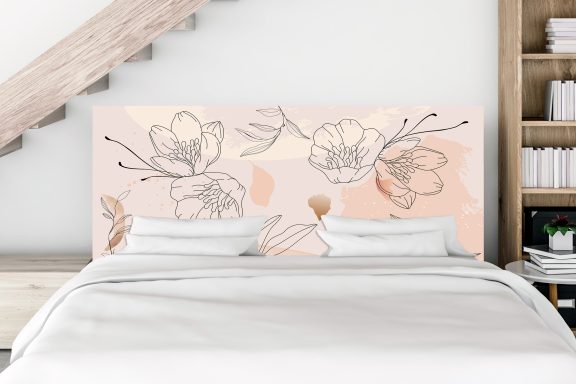 Univers floral beige