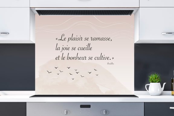 Citation Bonheur Beige