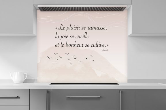 Citation Bonheur Beige