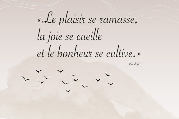 Citation Bonheur Beige