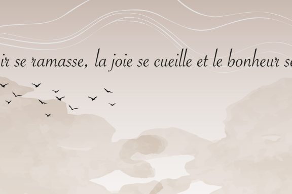 Citation Bonheur Beige