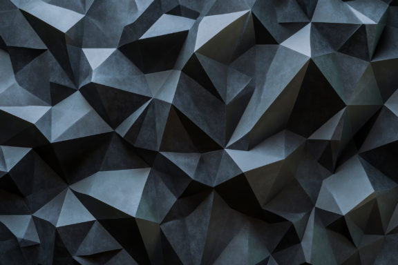 Crédences de cuisine - Panoramique - Triangles 3D