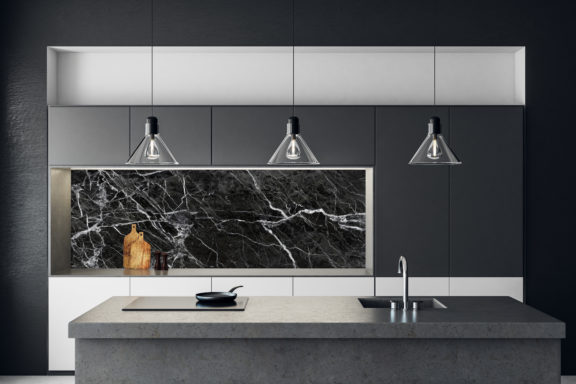 Marbre Noir et Blanc