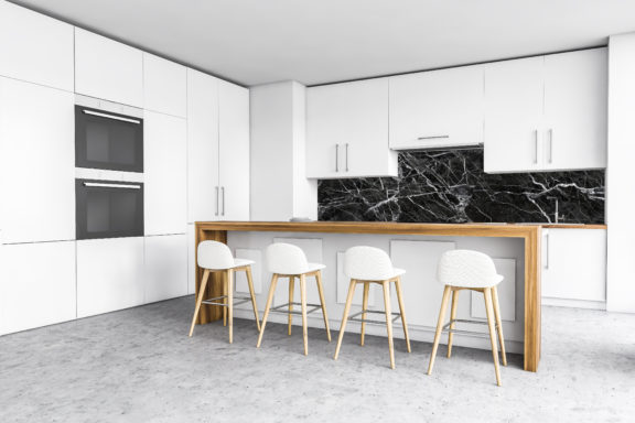 Marbre Noir et Blanc