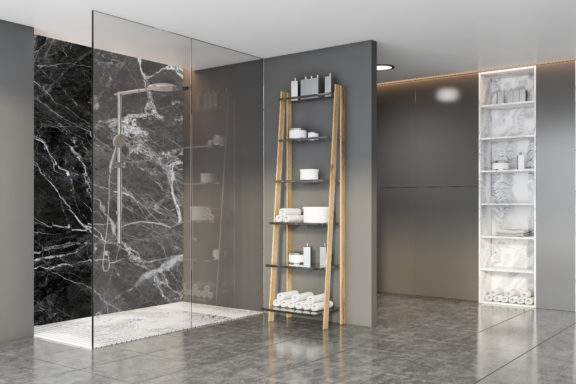 Marbre Noir et Blanc