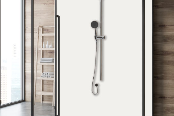 Salle de bain - Douche - Cloud Dancer - Couleur de l'année 2026