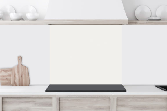 Crédences de cuisine - Fond de hotte - Cloud Dancer - Couleur de l'année 2026